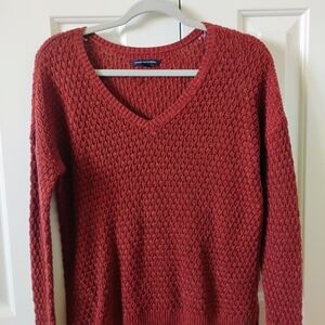 American Eagle Outfitters Rust Sweater